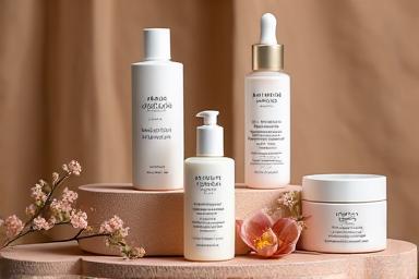 Ästhetische Produktpräsentation in einem Spa-Ambiente für den Großhandel.